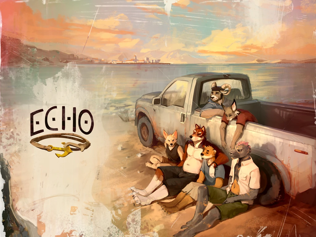 Echo (Visual Novel) key art
